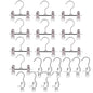 20 Pack Boot Hangers Closet Hanging Clips Laundry Hooks for Hats, Pants, Towel, Socks, Handbags, Bags, Underwear (20 Pack - White)