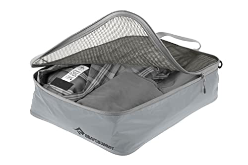 Sea to Summit Travelling Light Garment Mesh Bag Packing Organizer, Medium, HighRise Grey - color: HighRise Grey, style: Medium