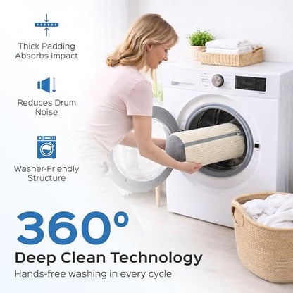 Shoe Washing Machine Bag 2 Pack Laundry Shoe Bag For Washer And Dryer Shoe Cleaning Bags