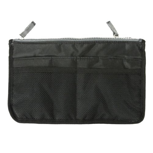 Wrapables® Unisex Bag Insert Organizer, Travel Bag Organizer - Black - color: Black
