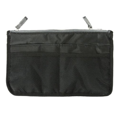 Wrapables® Unisex Bag Insert Organizer, Travel Bag Organizer - Black - color: Black
