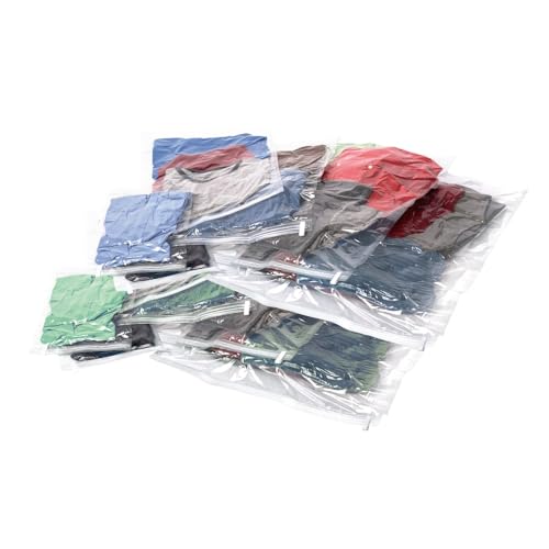 Samsonite Compression Packing Bags, Clear, 12-Piece Kit (2-Pouch/4-Carry-On/4-Large/2-X-Large - size: 12-Piece Kit (2-Pouch/4-Carry-On/4-Large/2-X-Large