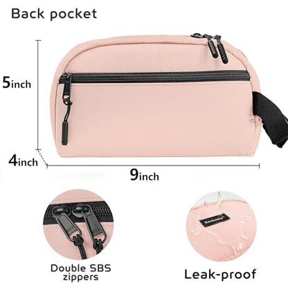 Cerbonny Mini Cooler Bag, Freezable Lunch Bag & Snack Bag, Insulated Bag for Travel/Work/School, Small Cooler Lunch Box with Detachable Gel Packs - color: Pink - Snack
