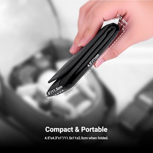 NEEWER 82mm Filter Case, Trifold Foldable Splash Resistant Protective Carry Pouch Storage Bag Accessories, Holds Up to Three 82mm Round Camera Lens Filters, PB15 - style: Pb15