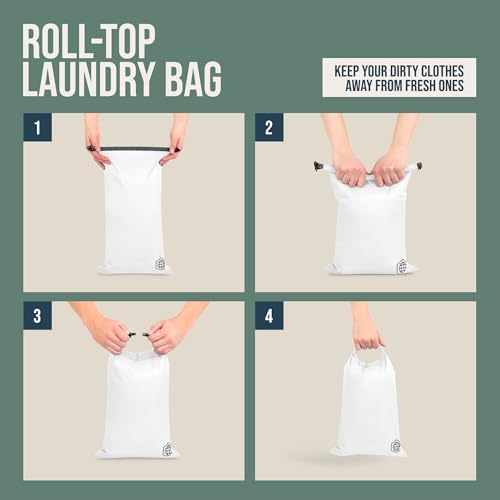 Large Compression Packing Cubes for Travel-Packing Cube Luggage Organizers 7 Piece Set for Checked Luggage-Ultralight, Expandable/Compression Bags by TRIPPED Travel Gear (White/Green) - color: White/Green