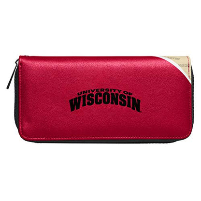 Littlearth NCAA Curve Zip Organizer - Officially Licensed Teams - color: Wisconsin Badgers