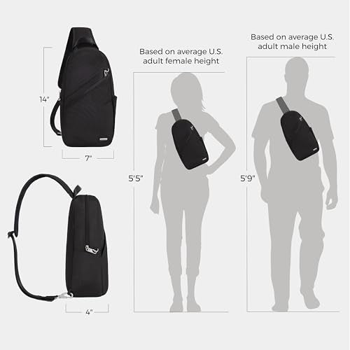 Travelon Anti-Theft Classic Sling Bag - color: Black