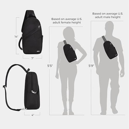 Travelon Anti-Theft Classic Sling Bag - color: Black