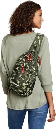 Eddie Bauer Stowaway Packable Sling Bag | Travel | Outdoor | Lightweight | Compact | Ripstop Nylon, Marine-10L - color: Marine