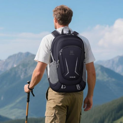 MIYCOO Backpack - Ultra Lightweight Packable Backpack for Travel Camping, Hiking Back Pack Waterproof Foldable Daypack for Men Women Black - color: Black