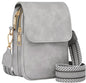 Fashion Small Crossbody Bags for Women Trendy Designer Cell Phone Purses Wallets with Card Holder Anti Theft Travel - color: Lightgrey