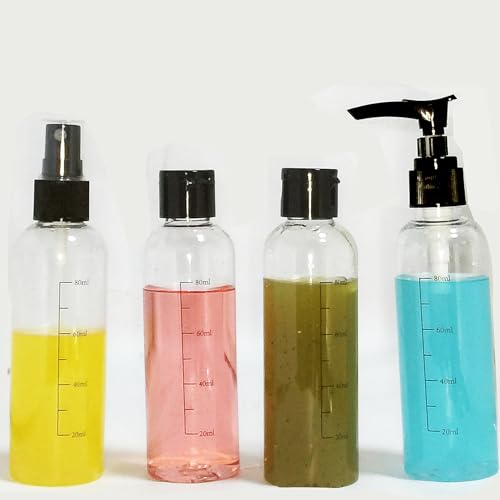 Clear Toiletry Bag with Travel Bottles 100ml Set,TSA Approved Travel Makeup Cosmetic Bag for Women Men Refillable Containers Travel Size Toiletries Bottles Kit for Liquids Shampoo Conditioner Lotion,