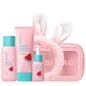 QUIYUM Watermelon & Niacinamide Skincare Set, 3pc Glow Facial Kit for Teens | 3-in-1 Daily Routine: Cleanser, Toner, Serum; Glow Up Formula with Niacinamide; Aesthetic Gift for Teenage Girls & Beginners - size: 3 Pieces