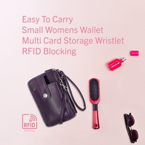 Mundi Jacqui RFID Crossbody Wallet for Women, Vegan Leather Small Travel Handbag with Phone Holder, Compact Organizer with Card Slots and Removable Strap, Espresso Croco - color: Espresso Croco