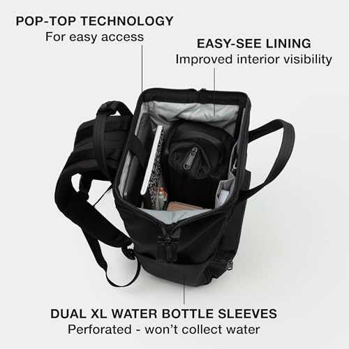 Portland Gear Cascade Compact Backpack, Weatherproof Construction, Perfect for Daily Use and Travel, Padded Laptop Sleeve and Adjustable Straps, 13.5L, Rose - color: Rose