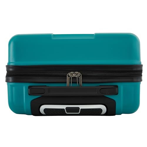 Travelers Club 22-Inch Gilroy Rolling Hardside Carry-On Luggage, Teal Blue - color: Teal Blue, size: 22-Inch