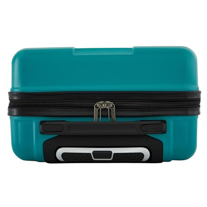 Travelers Club 22-Inch Gilroy Rolling Hardside Carry-On Luggage, Teal Blue - color: Teal Blue, size: 22-Inch