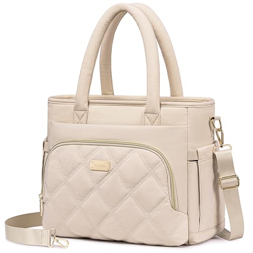 Artelaris Lunch Bag Women, Adult Insulated Lunch Box, Leakproof Lunch Cooler Bag, Reusable Large Lunch Cooler for Work, Picnic, Travel (Beige) - color: Beige