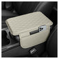 Stacool Upgraded Car Center Console Cover,Microfiber Leather Car Armrest Cover Cushion with 2 Storage Bags,Universal Car Armrest Storage Box (Light Beige) - color: Light Beige