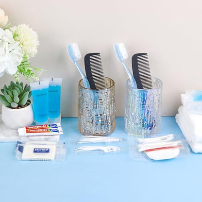 Basic Toiletry Kits, Individually Packed, Personal Hygiene Kit Bulk Homeless Care Package Supplies Travel Size Toiletry Kit for Men Women Charity Reusable Toiletry Bag (Pack of 10) - size: Pack of 10