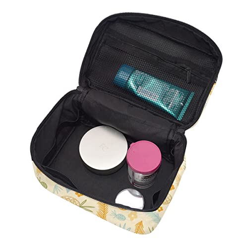 Makeup Bag Pineapple Flower Travel Cosmetic Bags Organizer Train Case Toiletry Make Up Pouch - color: color9