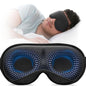 YFONG Weighted Sleep Mask, Women Men 3D Blocking Lights Sleeping Mask (4.2oz/120g), Pressure Relief Night Sleep Eye Mask with Adjustable Strap, Eye Cover Blindfold for Travel Nap Yoga, Black - color: Black
