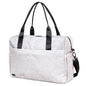 Jadyn Carry-On Travel Duffel Bag for Women, 18” Weekender Bag with Laptop Compartment and Trolley Sleeve, Ideal for Work, Gym, and Overnight Trips (Desert Leopard) - color: Desert Leopard