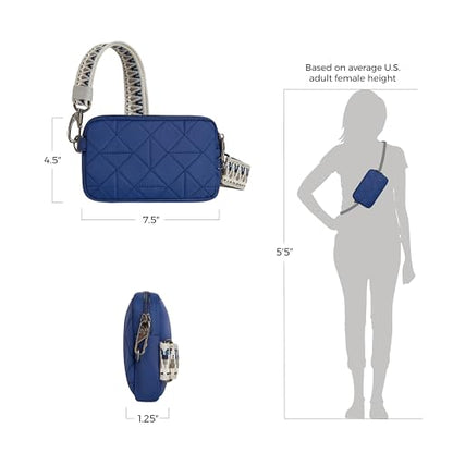 Travelon Anti-Theft Boho Phone Sling | Anti-Theft - color: Lush Blue