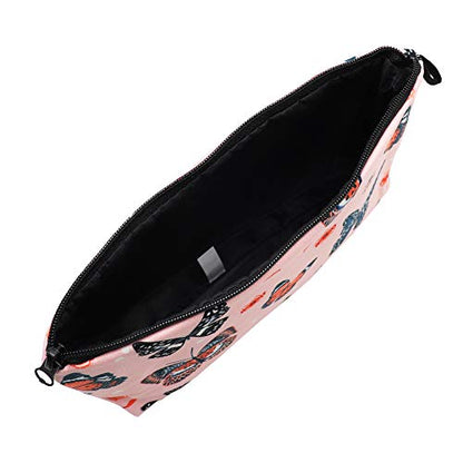 Cute Travel Makeup Bag Cosmetic Bag Small Pouch Gift for Women (Butterfly) - color: Butterfly