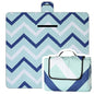 Dimatic Cute Picnic Blankets 78"x78" Extra Large Beach Blankets Waterproof Sand Proof Foldable Portable for Outdoor Family Camping - color: Sea Wave