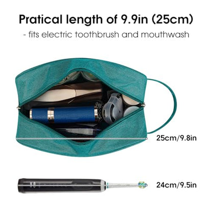 Narwey Travel Toiletry Bag for Women Traveling Dopp Kit Men Travel Bag for Toiletries Cosmetic Bag Makeup Bag Medicine Bag for Traveling (Teal) - color: A-Teal