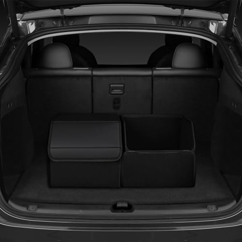 car organizers and storage for SUV,trunk organizer for sedan, leather foldable sleek box with lid,collapsible cargo bins, tool accessories containers,Collapsible Suede velvet (18 inch Covered) - size: 18 inch Covered