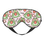 Sleep Eye Mask - Strawberry - Soft Art Silk - Adjustable - Breathable - Adults - color: Cute Frog Strawberry