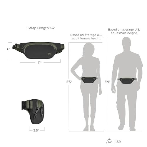 Travelon Anti-Theft The Voyages Waist Pack - color: Black