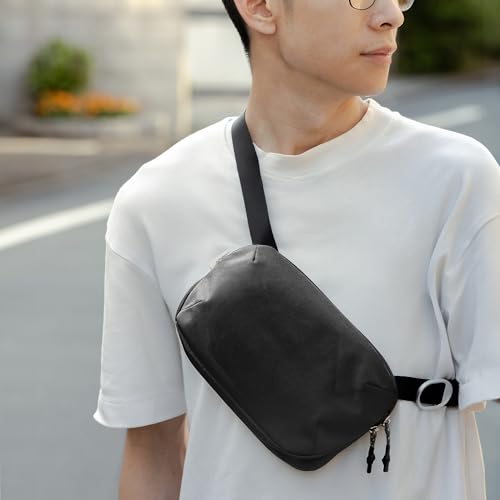 orbitkey Urban Sling Mini – Compact Crossbody Bag with Adjustable Strap & Quick Access Pockets – Lightweight Everyday Carry Sling for Travel, Work, Gym & Outdoor Adventures (Black) - color: Black, size: Urban Sling Mini