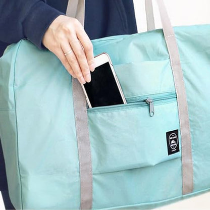 INVODA Travel Bag 24 Packes Carry on Luggage Foldable Duffel Bag Sports Gym Bag Weekender Overnight Bag Water Resistant Nylon Travel Duffel for Men Women (Green 24PCS) - color: Green 24