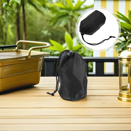 SOIMISS 2PCS Waterproof Raincoat Carrying Bags - Drawstring Storage Pouch Case - Rain Poncho Organizer - Rain Gear Pocket Bags for Cycling Hiking Camping Travel
