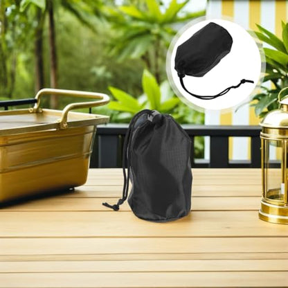 SOIMISS 2PCS Waterproof Raincoat Carrying Bags - Drawstring Storage Pouch Case - Rain Poncho Organizer - Rain Gear Pocket Bags for Cycling Hiking Camping Travel