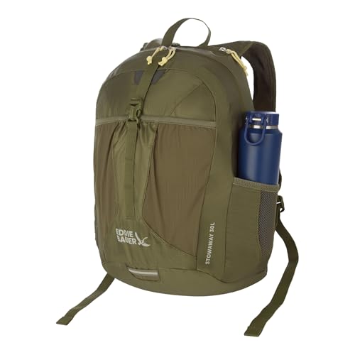 Eddie Bauer Stowaway Packable Backpack | Travel | Outdoor | Lightweight | Foldable | Durable | Ripstop Polyester | 30L - Irish Green - color: Irish Green, size: 30L