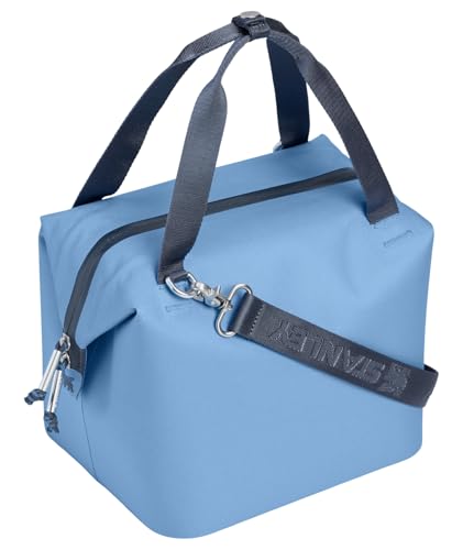 Stanley All Day Julienne Soft Cooler Bag and Lunch Box | Insulated Travel Bag with Zipper | BPA-Free - color: Blue Sky, style: Mini