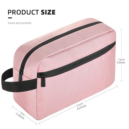 Icramsy Travel Toiletry bag Toiletry bag for women men Hanging Cosmetic bag Travel accessories for Women Men (Pink) - color: Pink