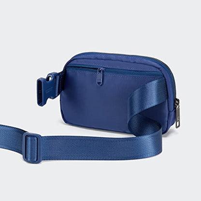 Pander Cross Body Fanny Pack for Women, Fashion Waist Packs, Crossbody Bags, Belt Bag with Adjustable Strap (Blue Perennial). - color: Blue Perennial