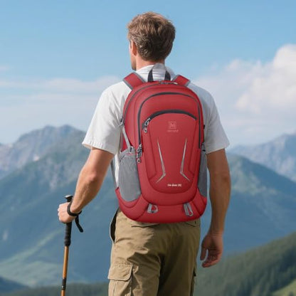 MIYCOO Backpack - Ultra Lightweight Packable Backpack for Travel Camping, Hiking Back Pack Waterproof Foldable Daypack for Men Women Red - color: Red