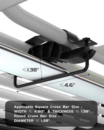 DEXSO 51" x 36" Universal Roof Rack Carrier Basket, 200 Lbs Capacity Roof Cargo Basket with Extension Luggage Holder Basket Heavy Duty for SUVs, Trucks, Vehicles - size: 51" x 36" x 6"