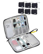 7 Pack Electronics Travel Organizer Case Tech Accessories Cord Storage Bag - size: 7 Pack Large