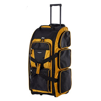Travelers Club Xpedition 30 Inch Multi-Pocket Upright Rolling Duffel Bag - color: Arrowwood