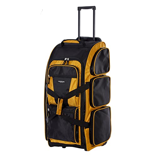 Travelers Club Xpedition 30 Inch Multi-Pocket Upright Rolling Duffel Bag - color: Arrowwood