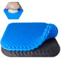 EVEME Large Gel Seat Cushion for Long Sitting with Non-Slip Cover-18 x 17inches,Soft & Breathable,Seat Cushion for Chair,Car,Office,Desk Chair,Wheelchair - size: 18" x 17" x 1.4" - Blue