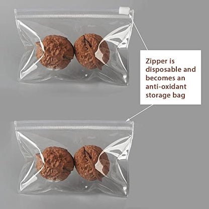 50PCS Storage Bags | Jewelry Bags Clear Plastic Transparent PVC With Zipper Closure, Jewelry Bag (5.11"*5.11") Small Plastic Bags For Jewelry (13 * 13cm 5.11 * 5.11 inch) - color: Clear - 5.11"×5.11"