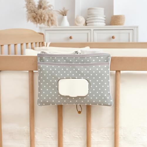 HAMUR Baby Diaper Bag Organizer – Compact & Foldable Stroller Pouch for Newborn Essentials | Travel-Friendly | Fits Boys & Girls ( Fox) - color: Fox